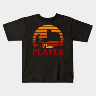 Piano Player Kids T-Shirt